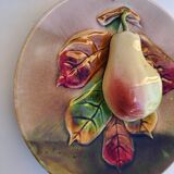 Pear slip plate in relief