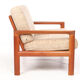 2 seater sofa, Sven Ellekaer by Komfort, vintage teak