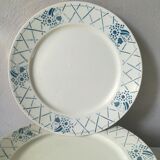 6 Badonviller dessert plates