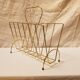 Magazine holder - brass magazine holder with - 60s