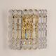 pair of crystal wall lights by Kinkeldey, Germany, 1970s.