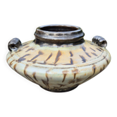 Splendid Organic Stoneware Vase – Signed Gaston Thirot