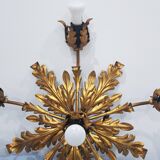 Ceiling lamp, Hans Kogl, Germany, 1960s, Hollywood Regency