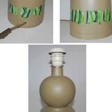 Lamp of the 7's years in ceramic