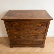 Antique walnut chest of drawers