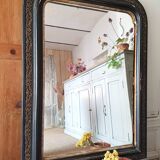 Black mirror Louis Philippe style, 104x79 cm