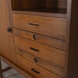 HIGHBOARD VINTAGE 1960S WOODEN SIDEBOARD DESIGN BY BAROVERO