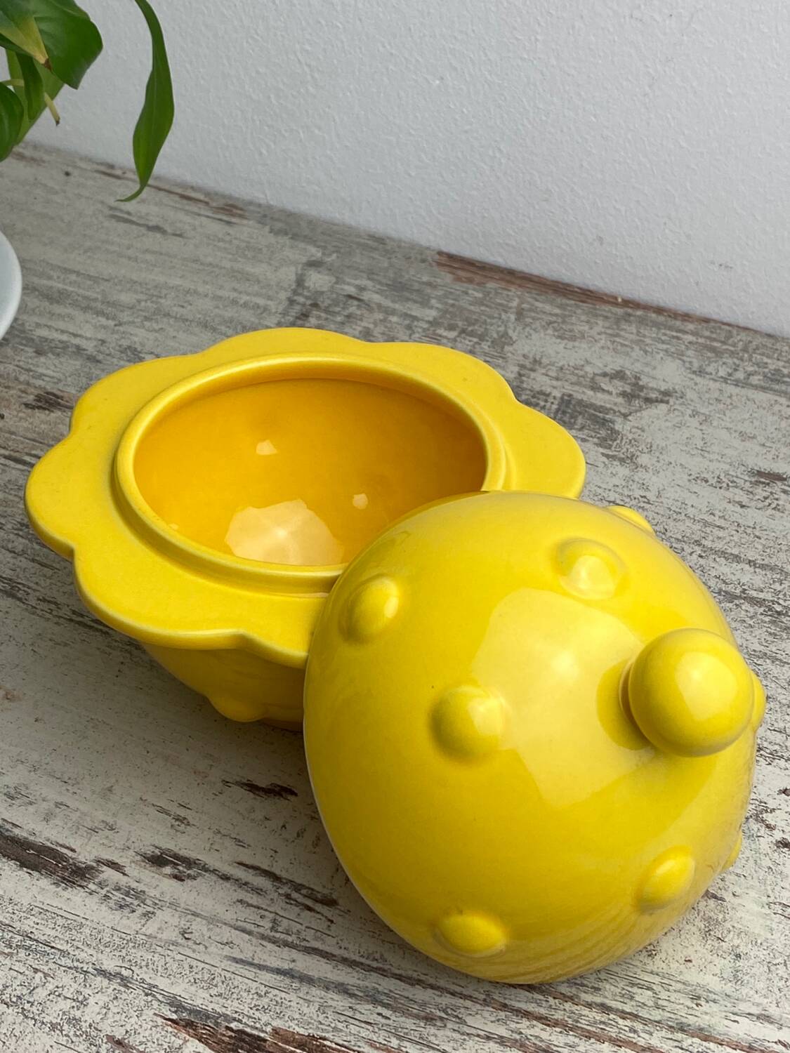 Vintage ceramic candy box