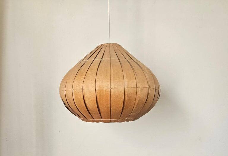 Midcentury Veneer Pendant in style of Hans-Agne Jakobsson, Denmark, 1960s