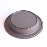 Red castiron enamelled vide poche bowl by Laurids Lonborg, Denmark 1960s