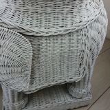 Elephant wicker table