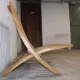 Chaise en teck pour extérieur et intérieur