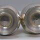 Pair of Old Salt shaker & Pepper Maker in Silver Metal
