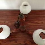 lustre en bois trois branches