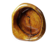 Brutalist vintage olive wood monoxyle catchall from the 50s-60s, handcrafted.