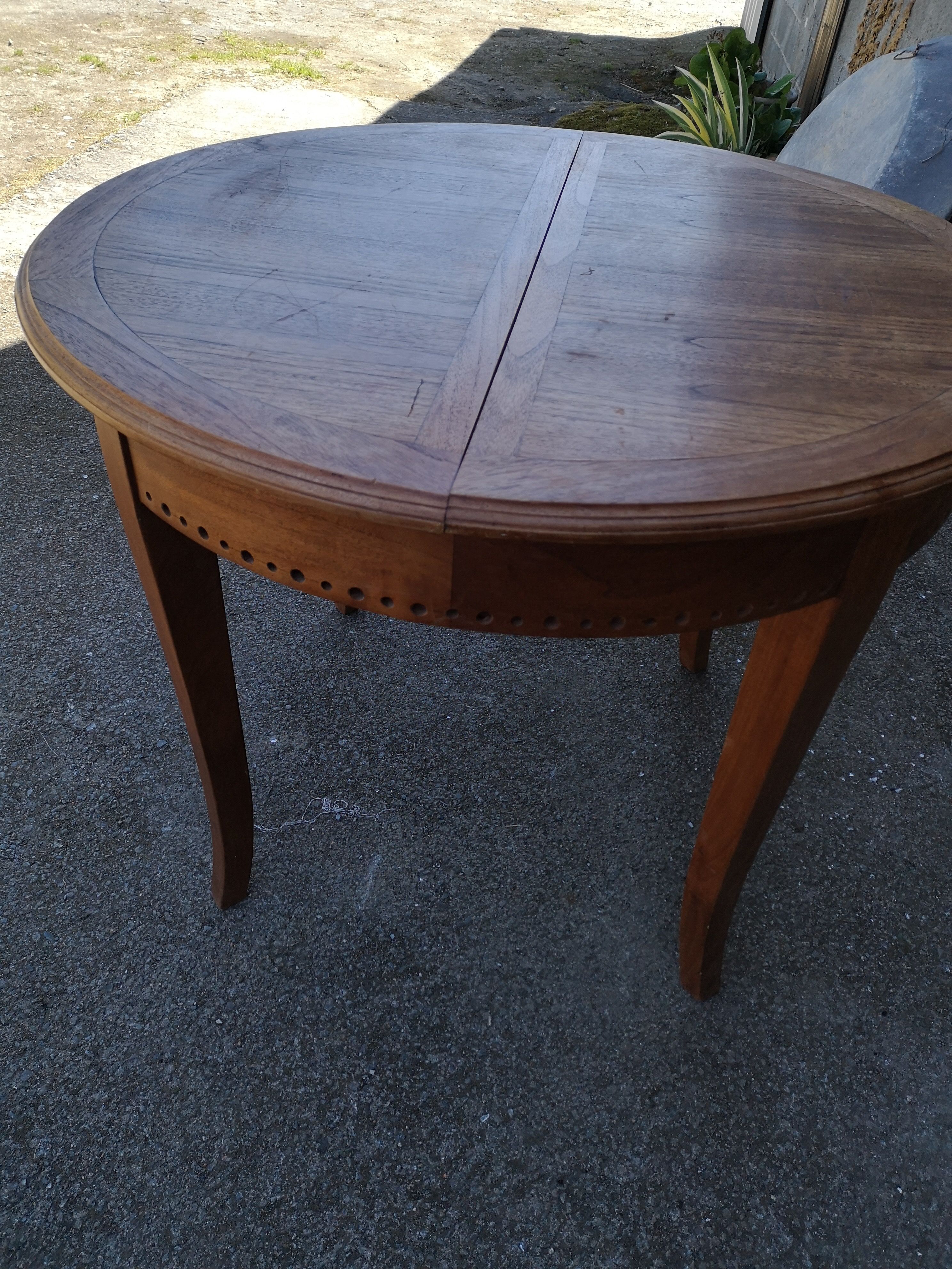 Teak dining table