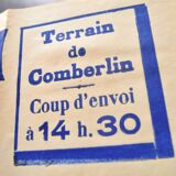 "Rugby Match" poster, City of Langon 1930