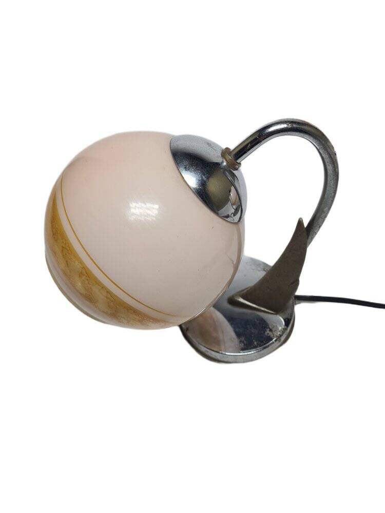 Art Deco bedside lamp, former Czechoslovakia, 1950s