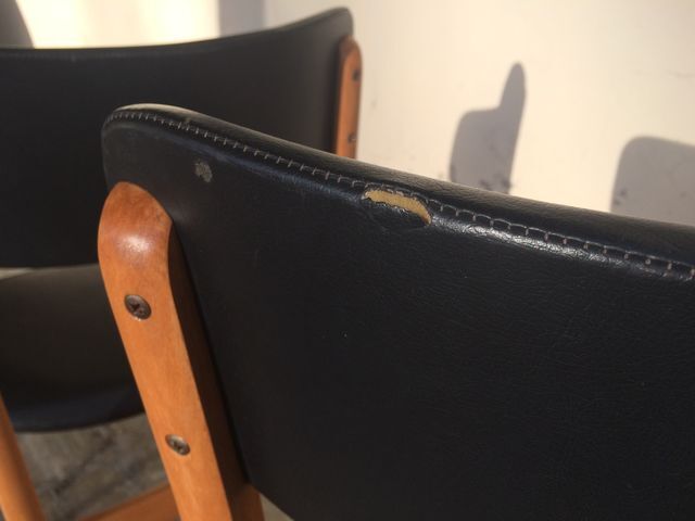 Pair of modernist Scandinavian chairs from the 1960s