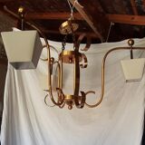 Golden chandelier