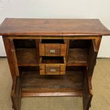 Solid acacia wood sideboard 4 doors, 2 drawers