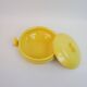 Large yellow modernist soup tureen