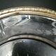 Pair of crystal plate with solid silver strap