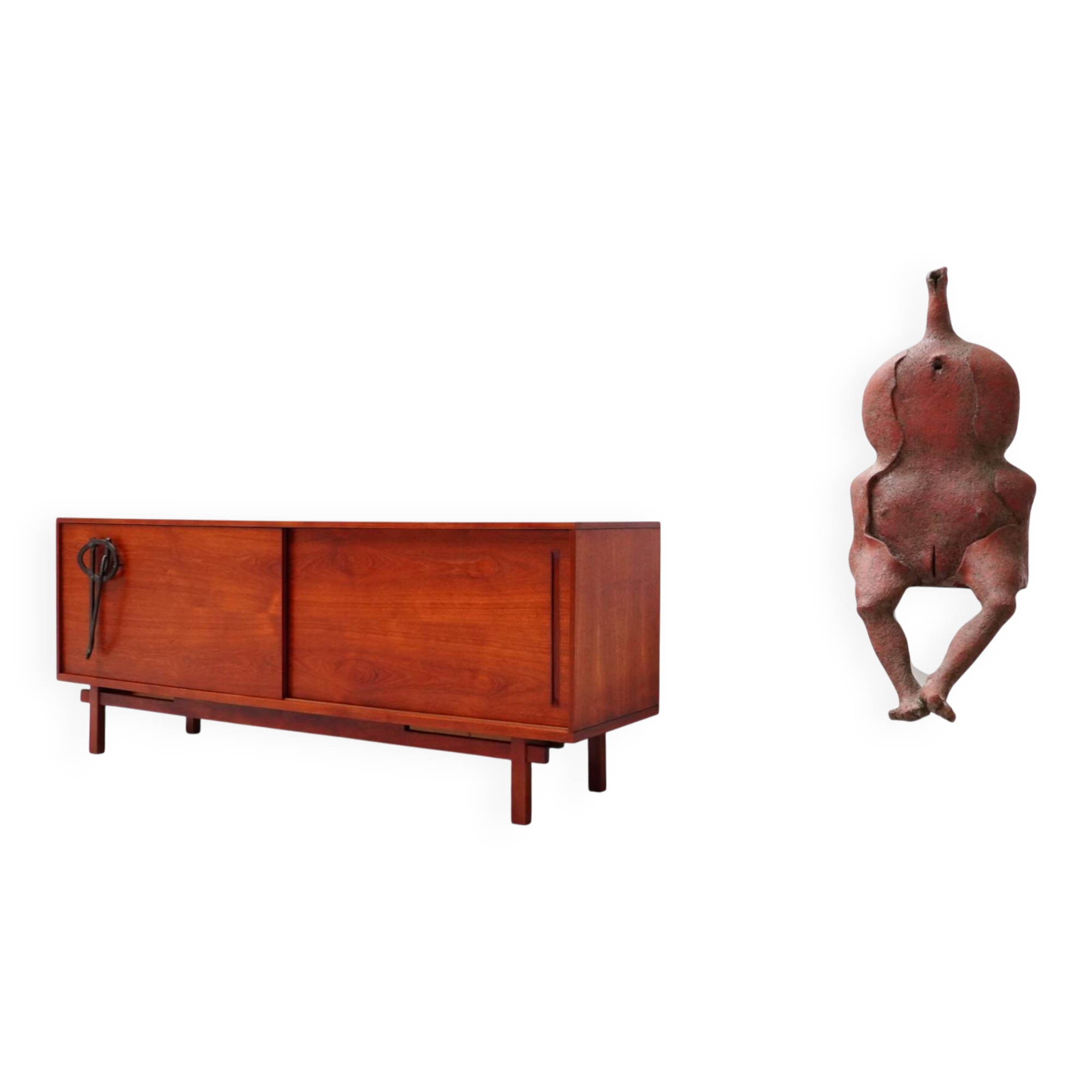 Jean Batenburg, Sideboard with Émile Souply Handle