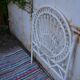 Headboard rattan "peacock".