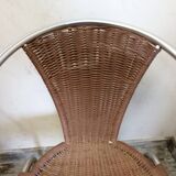 Stackable patio armchairs