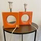 Paire de pied de lampes