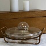 Bodum Denmark 70's dish - rattan handles