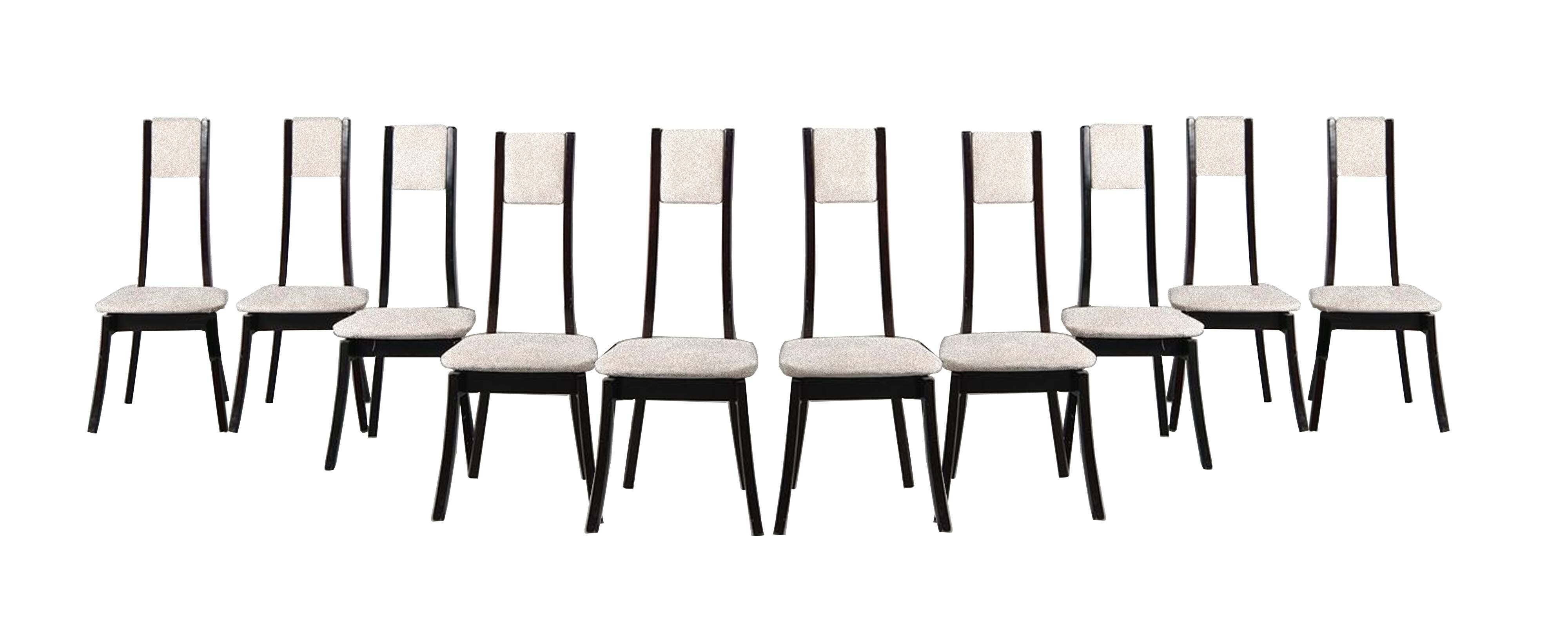 10 Programma S11 model chairs - Angelo Mangiarotti - 1970s