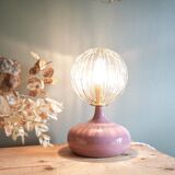 Ceramic and glass lamp