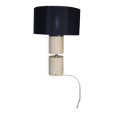 Lampe de salon en travertin par philippe barbier 1970
