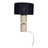 Lampe de salon en travertin par philippe barbier 1970