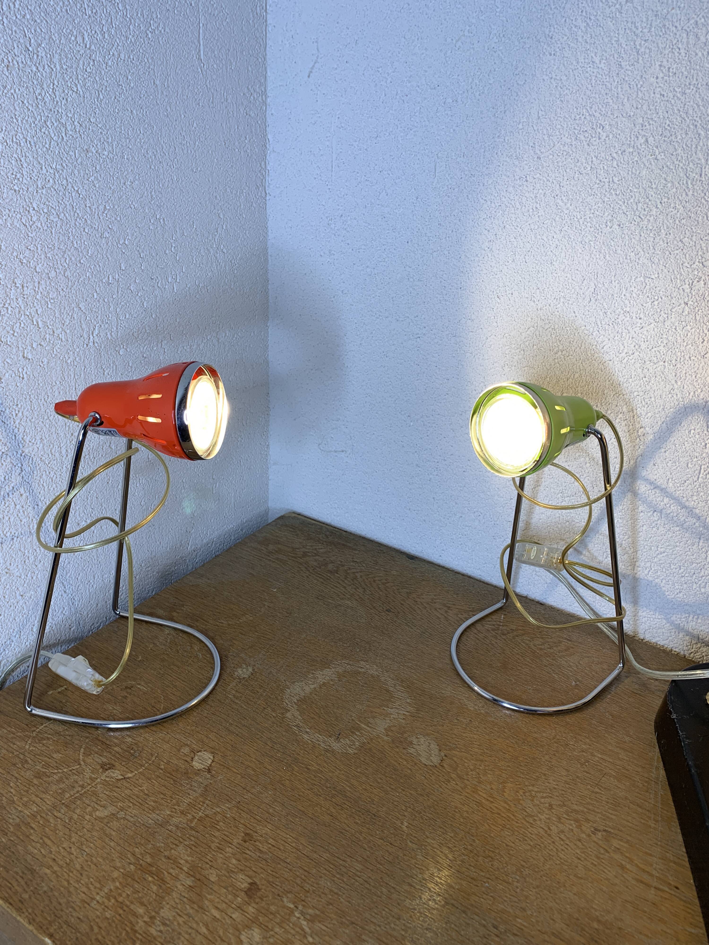Pair of Brilliant spot lamps