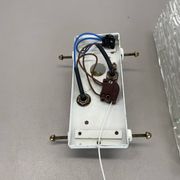 cubic Hollywood Regency Ice Glass Wall Light Made by Kalmar Lights, 1960s