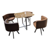 Vintage mosaic table and chairs