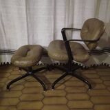 A.Morrison armchair and ottoman for Knoll New York 1973