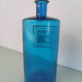 Antique blue apothecary bottle
