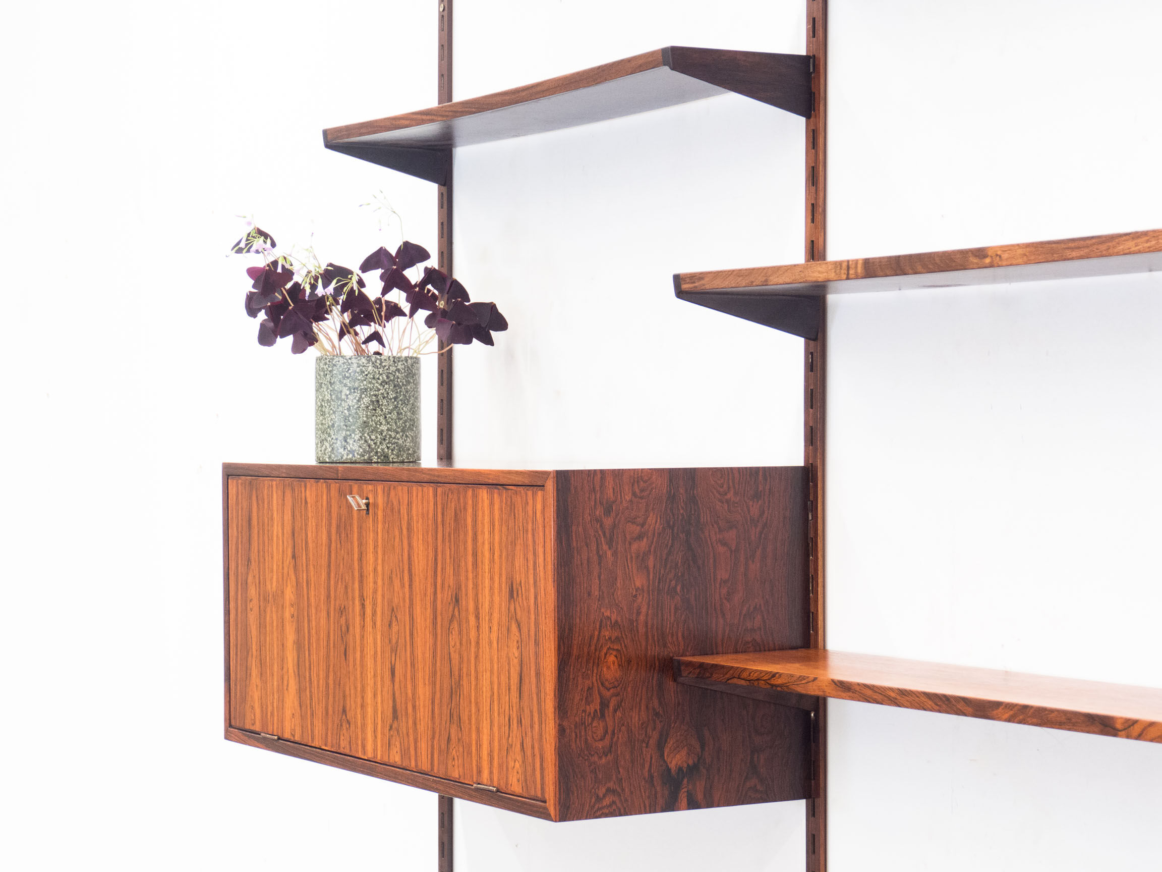 Feldballes Møbelfabrik rosewood wall unit by Kai Kristiansen