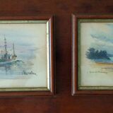 2 aquarelles Jean-Marie Misslen