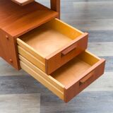 Filigree Danish-style desk, 1960s, in teak