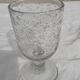 Verre bullé à pied
