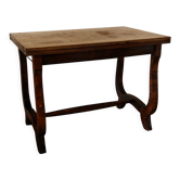 Table portefeuille en acajou et noyer