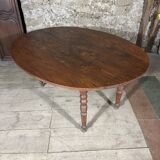 Ancienne table à volets ovale