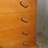 Vintage chest of drawers from the 50s compass