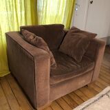 Flaming velvet chair