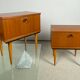 Pair of Scandinavian bedsides